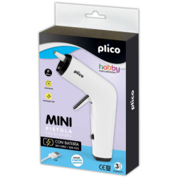 PISTOLA SILICONA A BATERIA PLICO MINI 1HORA 1660