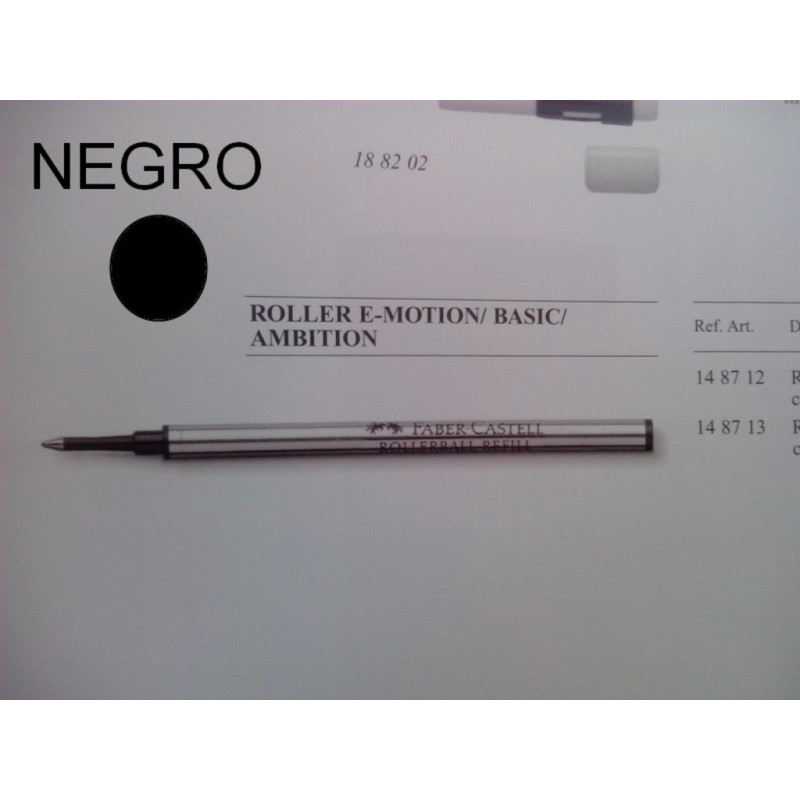 RECAMBIO ROTULADOR FABER-CASTELL NEGRO 148712
