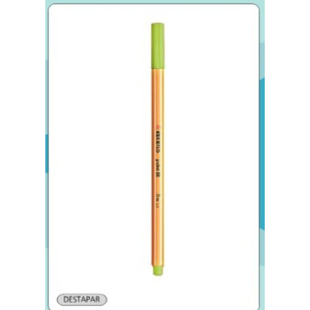 ROTULADOR STABILO POINT 88  VERDE PRADO 33 C/10U ^
