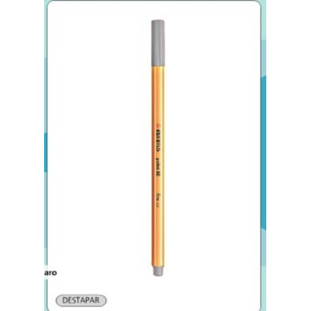 ROTULADOR STABILO POINT 88  GRIS 94 C/10U ^