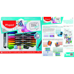 ROTULADOR MAPED GRAPH'PEPS 0,4 SET ZEN ART 897550