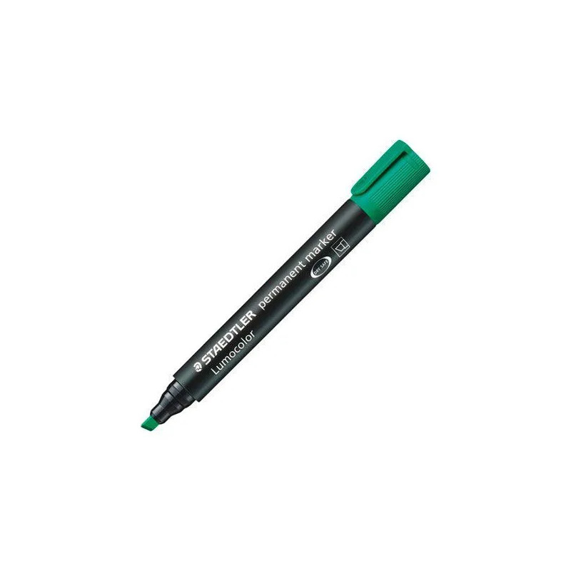 MARCD. STAEDTLER LUMOCOLOR 350 BISEL VERDE C/10U ^