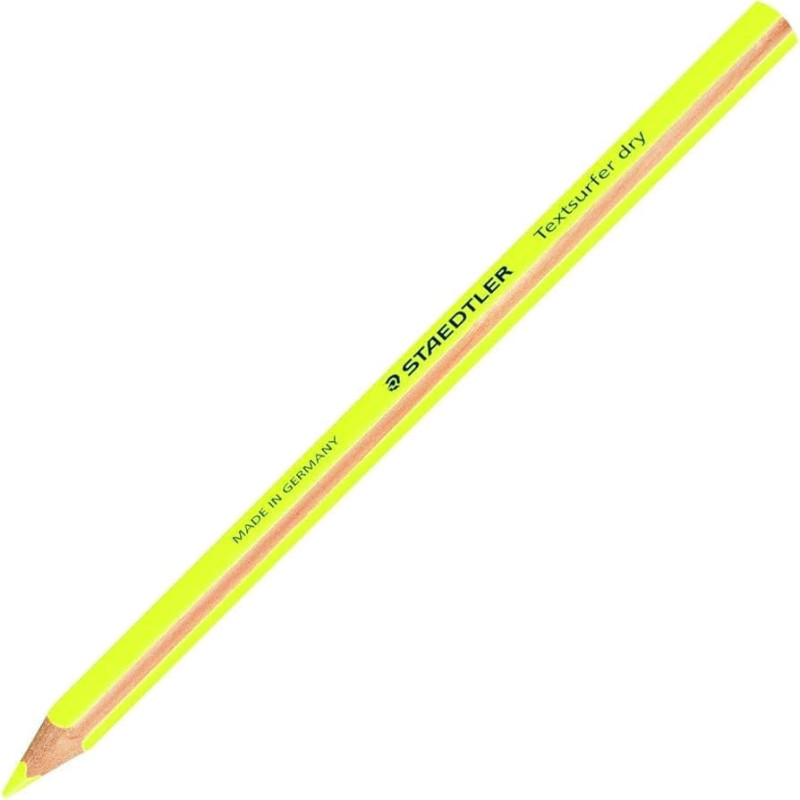 MARCD.FLUOR LAPIZ STAEDTLER TEXTSURFER DRY AMARILLO C/12U