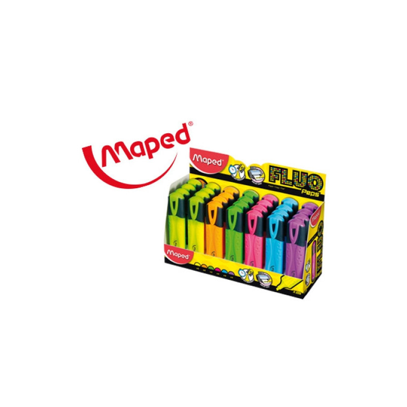 MARCD.FLUOR MAPED FLUO PEPS 6 COLORES EXP 28U 742537