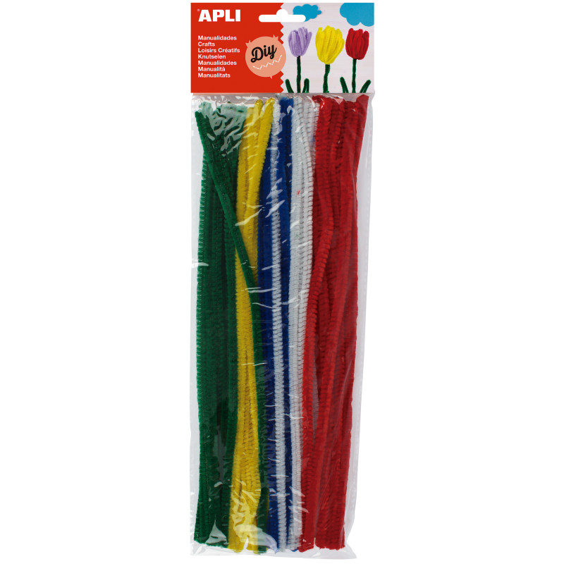 LIMPIAPIPAS COLORES SURTIDOS 50U.APLI. 13065