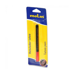 MARCD. MOLIN TATUAJE ROJO PUNTA PINCEL BLISTER UNIDAD RTT280-TT-2