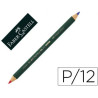 LAPIZ FABER-CASTELL BICOLOR GRUESO DOCENA
