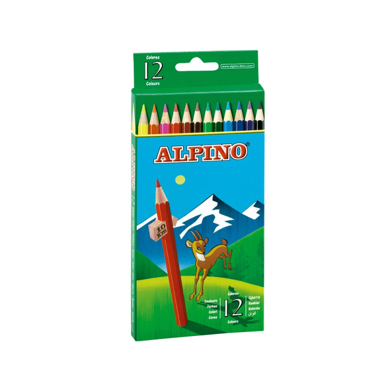 LAPIZ ALPINO 654 CARTON 12 COLORES