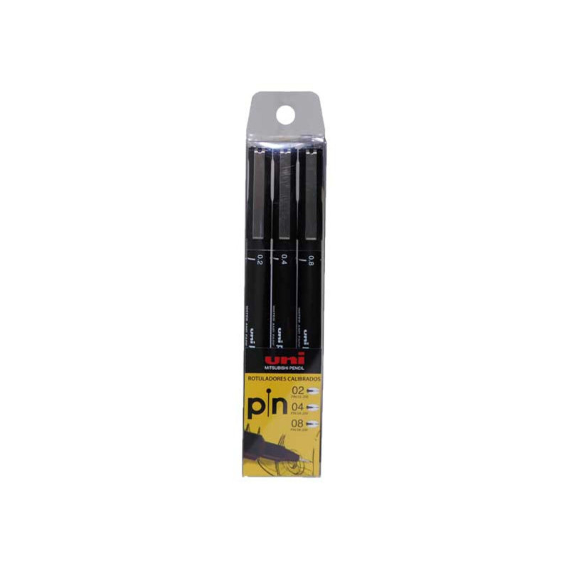 ROTULADOR UNI-BALL UNI-PIN CALIBRADO 3U 02-04-08 182634325