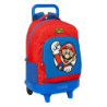 MOCHILA GDE. C/RUEDAS COMPACT EXTRAIBLE SUPER MARIO SAFTA23 ENERO 612108918