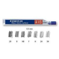 MINA 0,5 STAEDTLER MECHANICAL TUBE 40 MINAS 2B C/10U ^