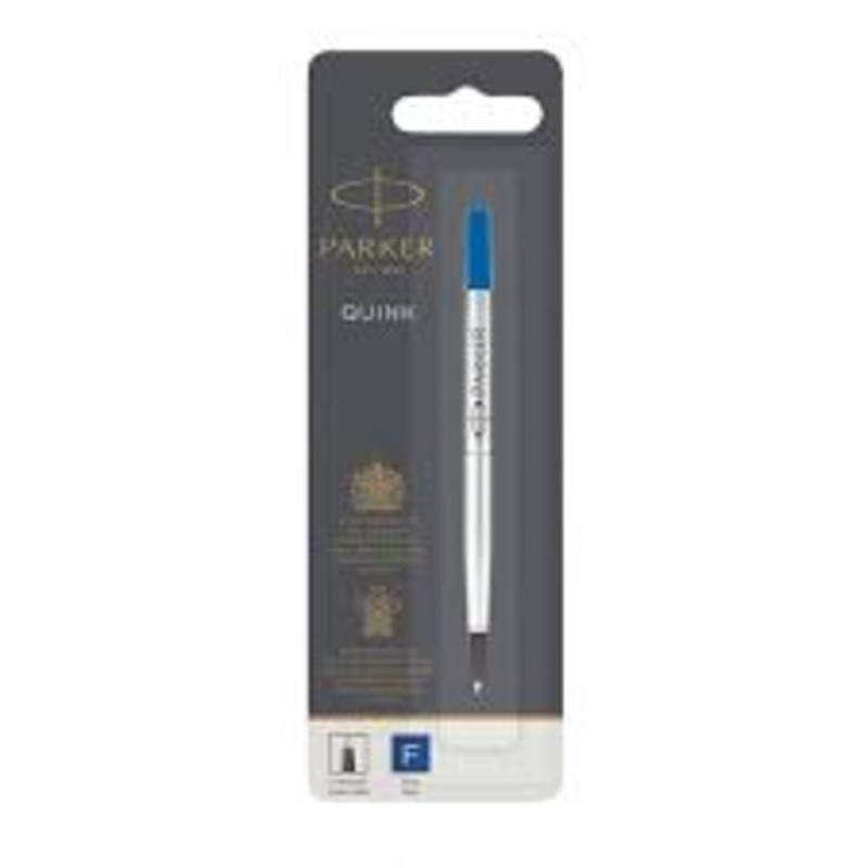 RECAMBIO ROTULADOR PARKER ROLLER FINO AZUL 1950322 BLISTER