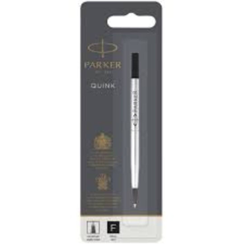 RECAMBIO ROTULADOR PARKER ROLLER FINO NEGRO 1950321 BLISTER