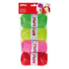PACK OVILLOS DE LANA TONOS FLUOR 4U.50G. APLI