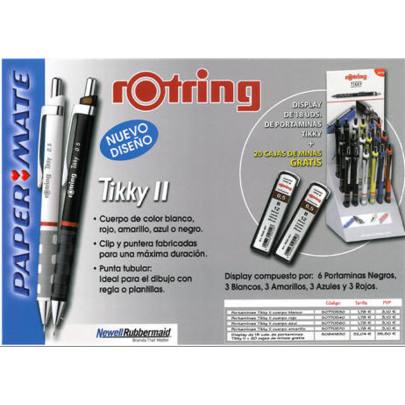 PORTAMINAS 1,0MM PAPERMATE TIKKY II ^