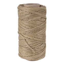 BOBINA DE CUERDA DE CÁÑAMO 100 G  80 M APLI