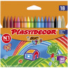 CERAS PLASTIDECOR 18 COLORES BIC