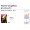 PAPEL APLI INKJET A-4 FOTO PRO BRILLO 280G C/60H 10413