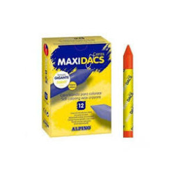 CERAS MAXI DACS ALPINO 12 UNIDADES GRANEL NARANJA DX060106