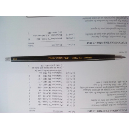 PORTAMINAS 3,15MM FABER-CASTELL C/MINA 4B TK9400 139404