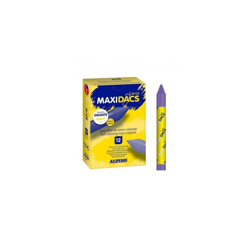CERAS MAXI DACS ALPINO 12 UNIDADES GRANEL VIOLETA CLARO DX060113