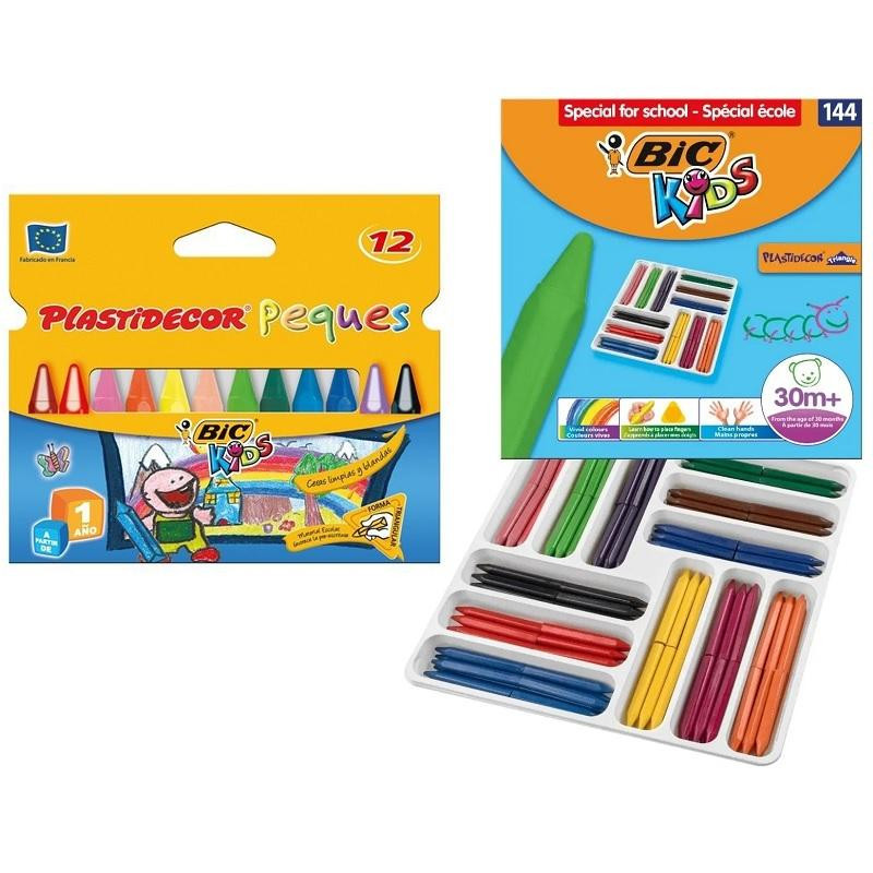 CERAS PLASTIDECOR PEQUES GRANEL IBERIA C/144U BIC 8878331