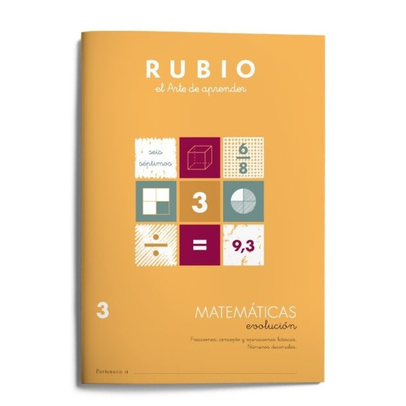 RUBIO MATEMATICAS Nº  3 UNIDAD