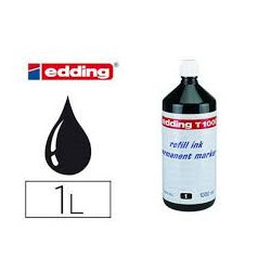 TINTA EDDING T-1000 BOTELLA 1 L NEGRA
