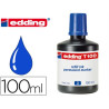 TINTA EDDING T-100 FRASCO 100 ML AZUL