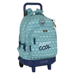 MOCH. GDE C/RUEDAS COMPACT EXTRAIBLE RECICLA NATIONAL GEOGRAPHIC "BELOW ZERO" 612109918 45*33 SAFTA2
