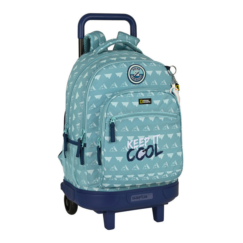 MOCH. GDE C/RUEDAS COMPACT EXTRAIBLE RECICLA NATIONAL GEOGRAPHIC "BELOW ZERO" 612109918 45*33 SAFTA2