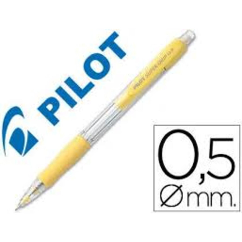 PORTAMINAS 0,5MM PILOT H-185 AMARILLO C/12U