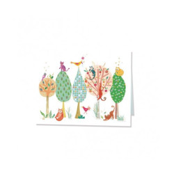 TARJETA FELICITACION ARBOLES TURNOWSKI 47866 UNIDAD ARGU