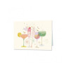 TARJETA FELICITACION COPAS COCTEL TURNOWSKI 47877 UNIDAD ARGU