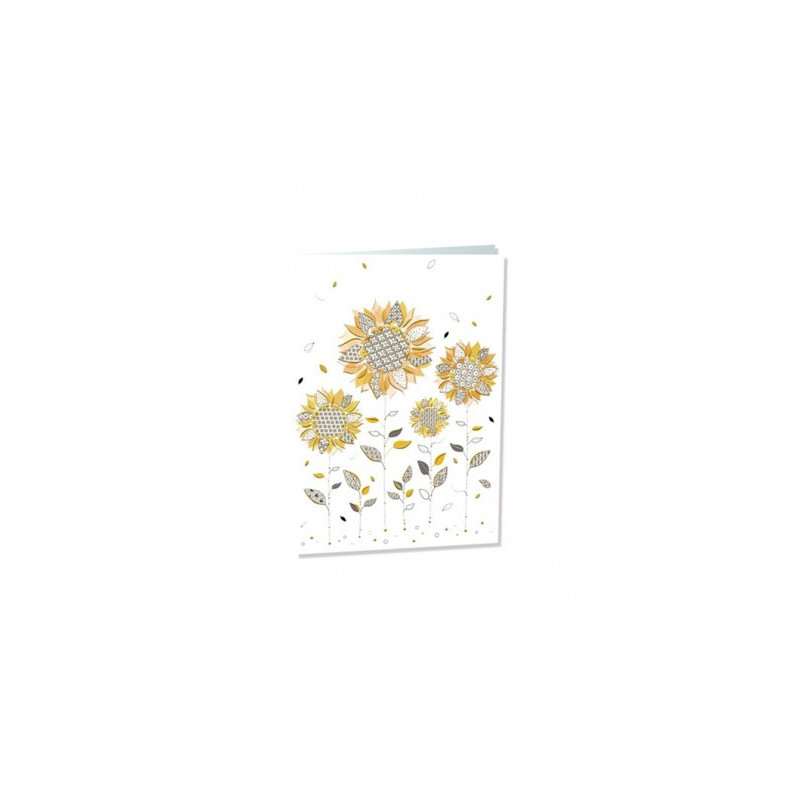 TARJETA FELICITACION GIRASOLES TURNOWSKI 47885 UNIDAD ARGU