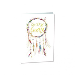 TARJETA FELICITACION HAPPY BIRTHDAY ATRAPASUEÑOS TURNOWSKI 47892 UNIDAD ARGU