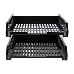 BANDEJA APILABLE DELI A4 NEGRO OPACO E9208