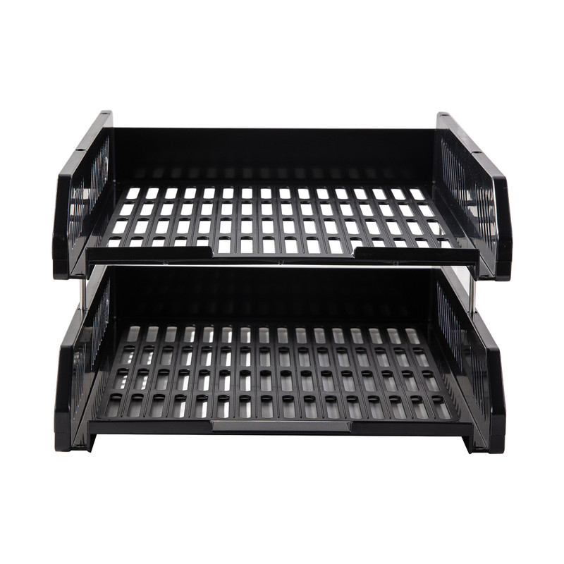 BANDEJA APILABLE DELI A4 NEGRO OPACO E9208