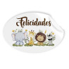 ETIQUETAS FELICIDADES ARGU IMPRESAS ANIMALES 48003 250U