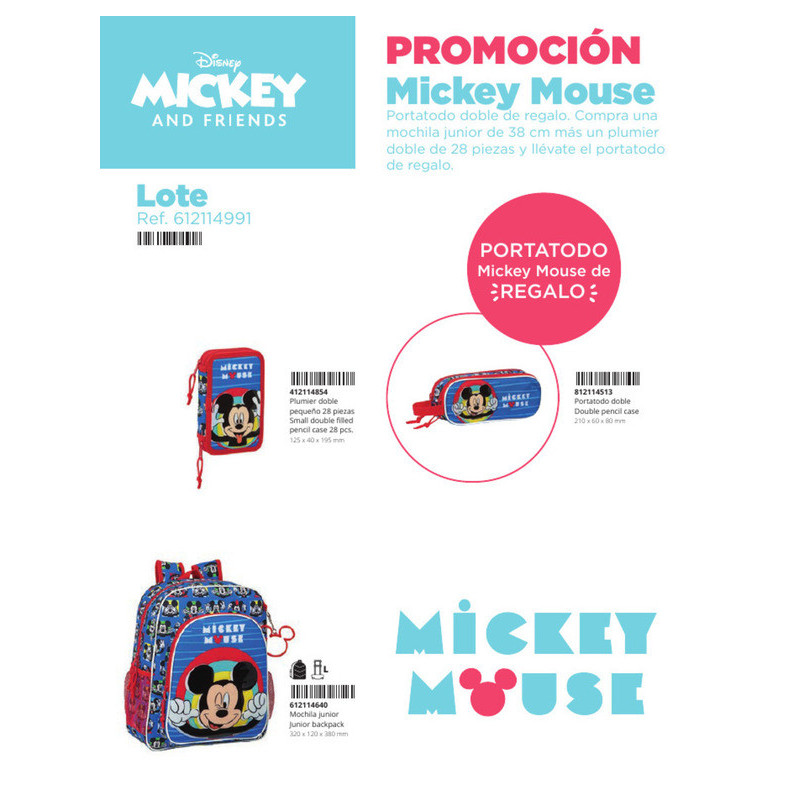 LOTE MICKEY MOUSE "ME TIME" 2 SAFTA22 VAC 612114991