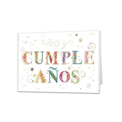 TARJETA FELICITACION FELIZ CUMPLEAÑOS TURNOWSKI 48345 UNIDAD ARGU