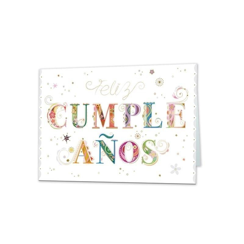 TARJETA FELICITACION FELIZ CUMPLEAÑOS TURNOWSKI 48345 UNIDAD ARGU