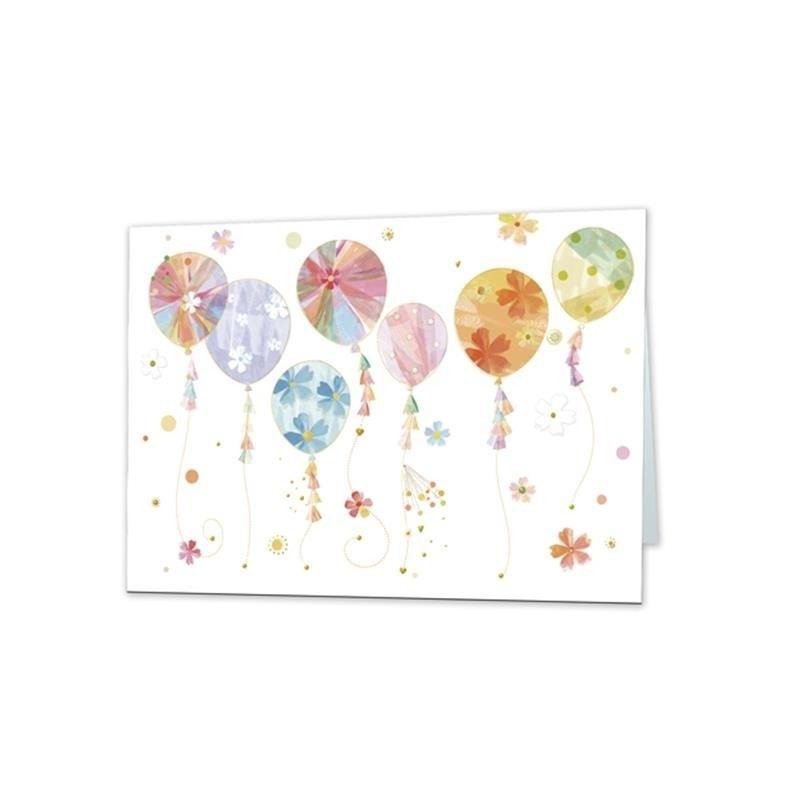 TARJETA FELICITACION GLOBOS TURNOWSKI 48357 UNIDAD ARGU