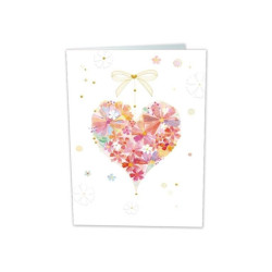 TARJETA FELICITACION CORAZON TURNOWSKI 48358 UNIDAD ARGU