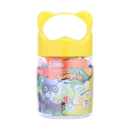 PLASTILINA DELI SET BOTE 280G ED75286 UNIDAD