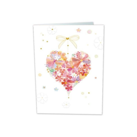 TARJETA FELICITACION CORAZON TURNOWSKI 48358 UNIDAD ARGU