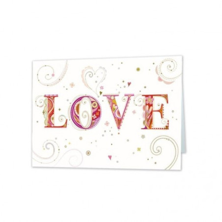 TARJETA FELICITACION LOVE TURNOWSKI 48361 UNIDAD ARGU