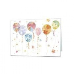 TARJETA FELICITACION FELIZ CUMPLEAÑOS GLOBOS TURNOWSKI 48362 UNIDAD ARGU