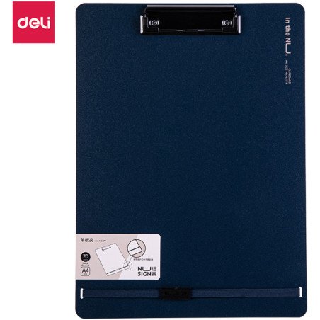 CARPETA DELI A4 MUELLE S/TAPA Y GOMA ENS179 AZUL