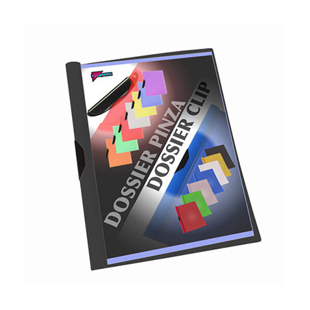 DOSSIER CLIP 30H PRYSE NEGRO 4300001 UNIDAD